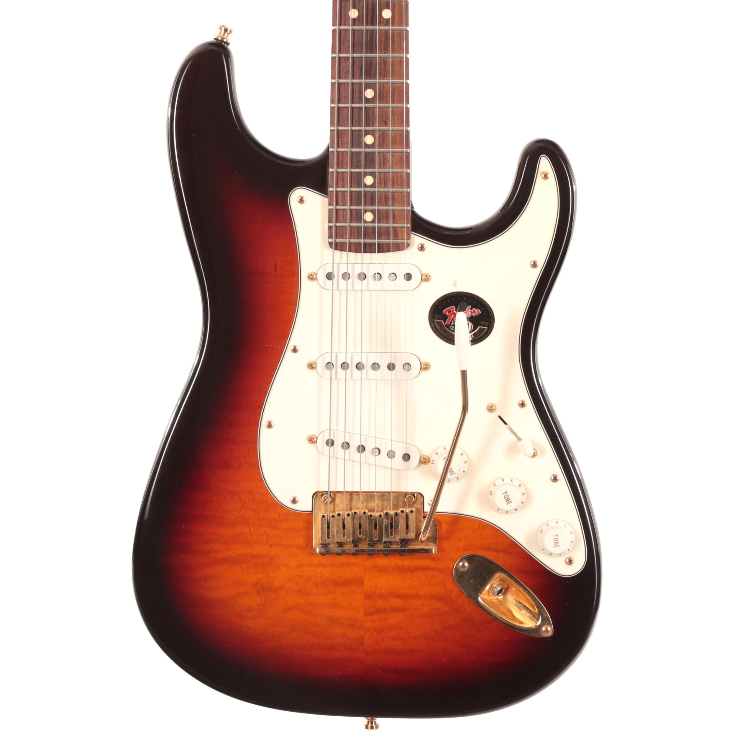 Second Hand Fender Stratocaster 50th Anniversary Limited Edition Flame Top 613 in stock