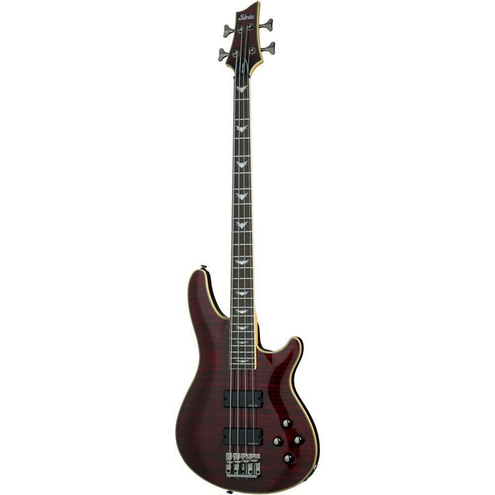 Schecter Omen Extreme-4 Bass Guitar in Black Cherry