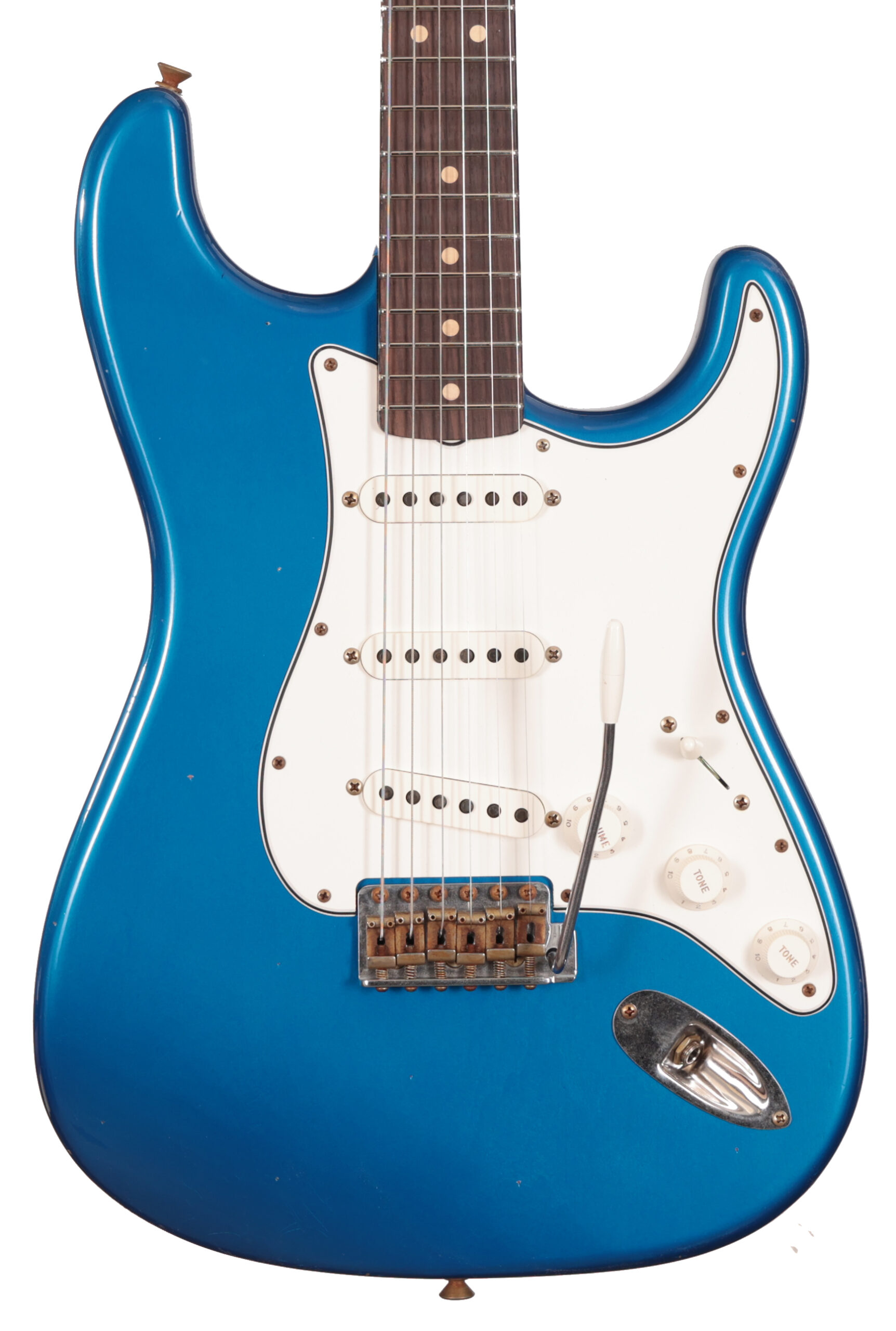 Fender Custom Shop '63 Stratocaster Journeyman Relic in Bright Sapphire Metallic