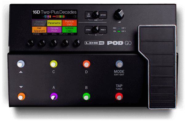 Line 6 Pod Go Modelling and Multi-Effects Pedal