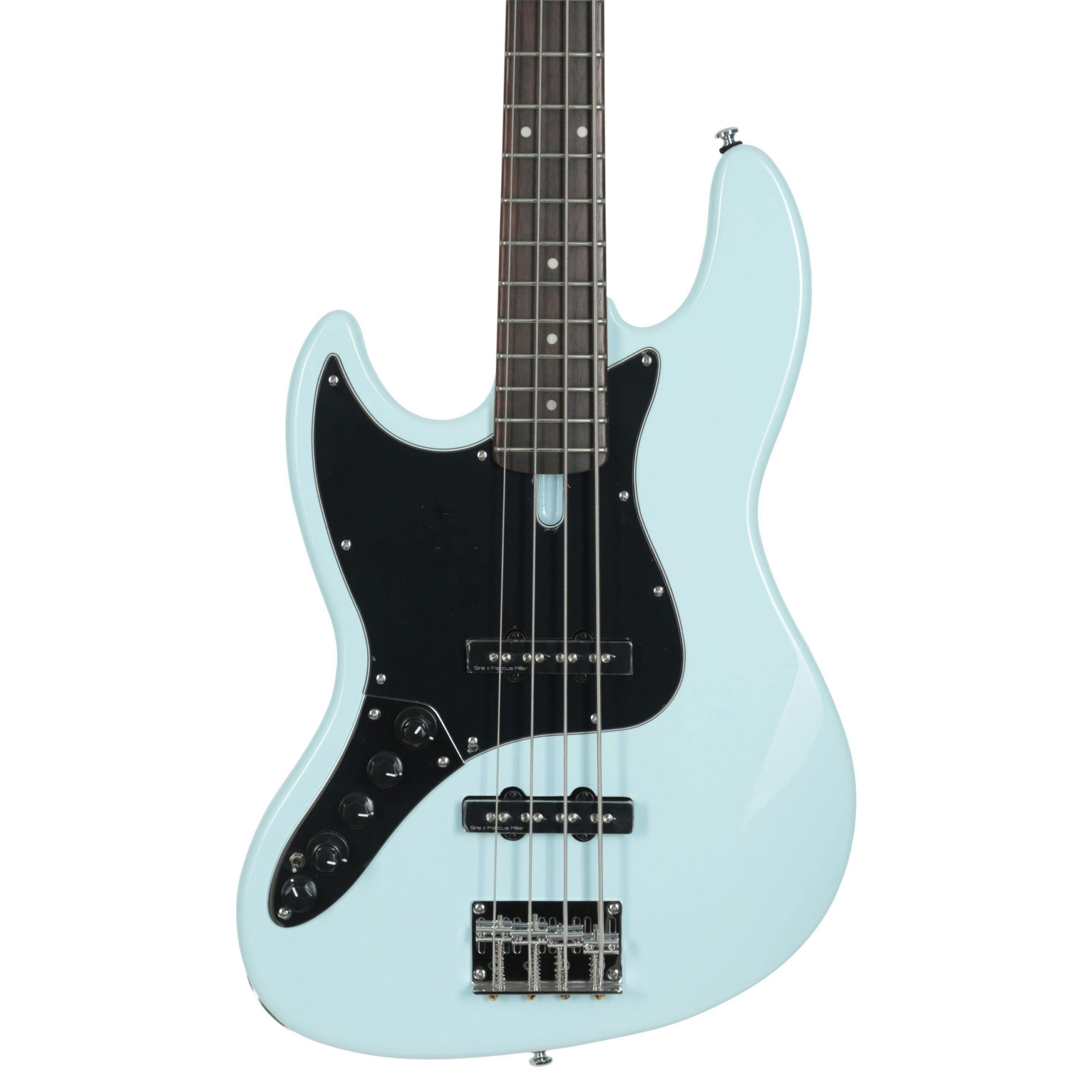 Sire Version 2 Marcus Miller V3 4 String Left Handed Bass in Sonic Blue