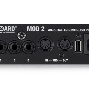 Rockboard MOD 2 Black - All-in-one Patchbay - TS/TRS, MIDI & USB