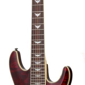 Schecter Omen Extreme 7 Electric Guitar in Black Cherry