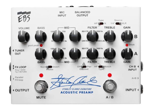EBS Stanley Clarke Acoustic Preamp Pedal