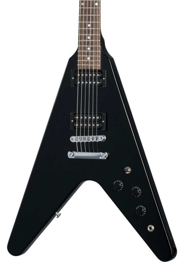 Gibson USA '80s Flying V Electric Guitar in Ebony