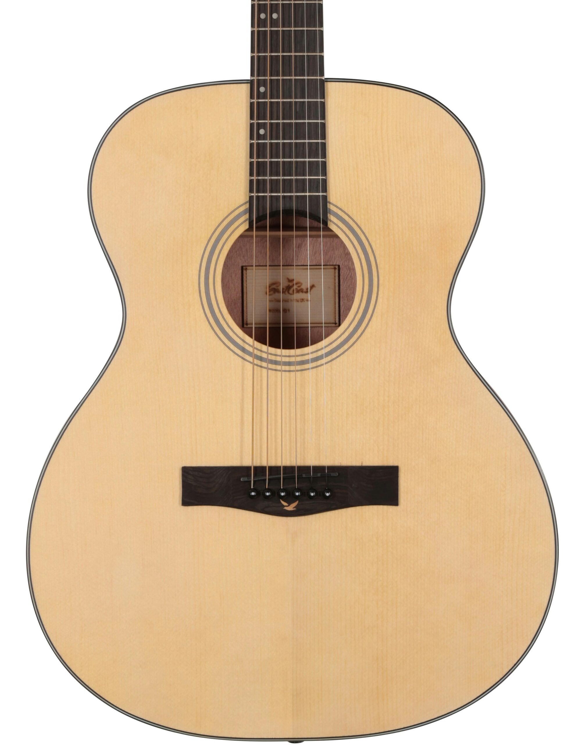 EastCoast G1 Grand Auditorium Satin Natural Spruce Laminate Top