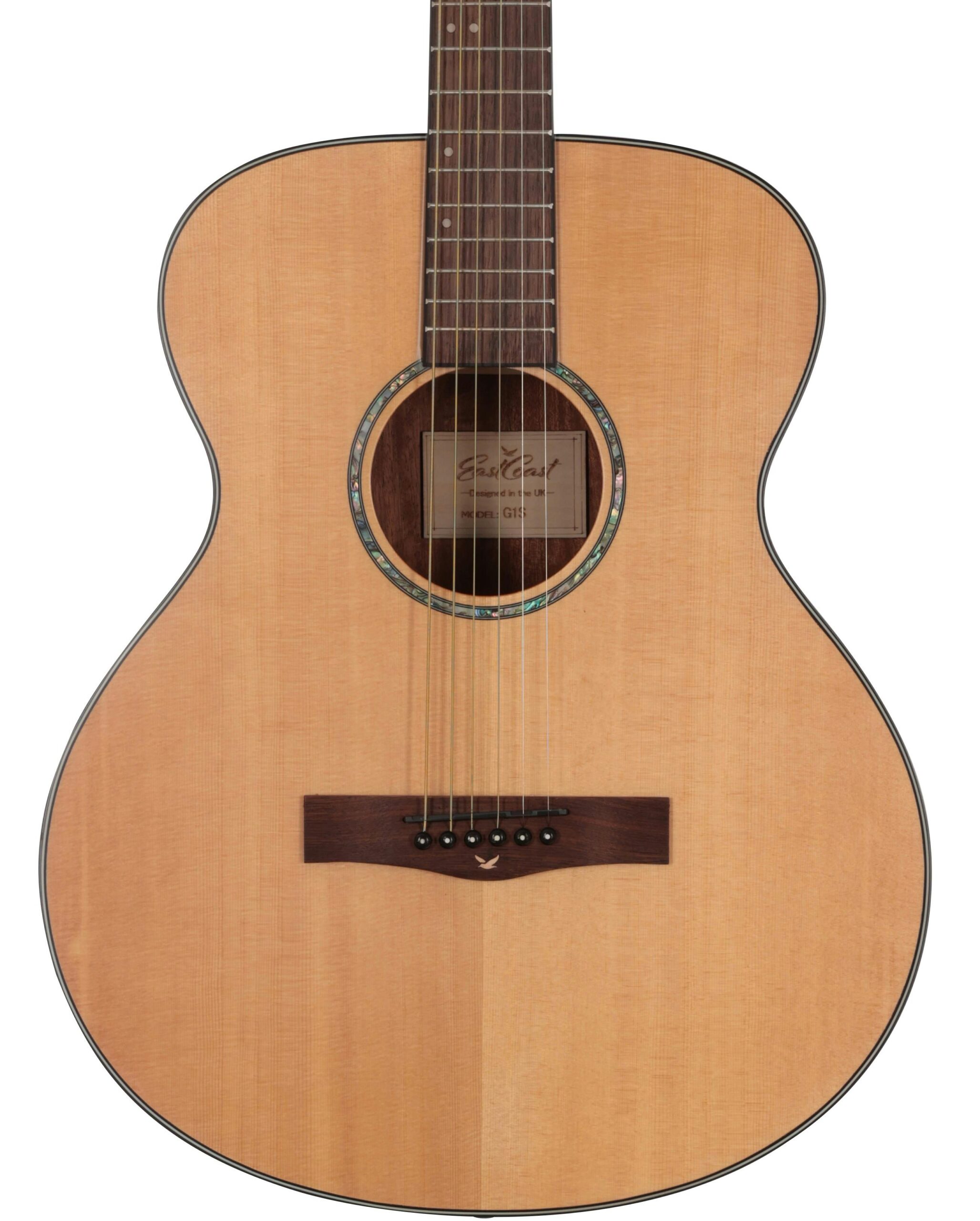 EastCoast G1S Grand Auditorium Satin Natural Spruce Solid Top