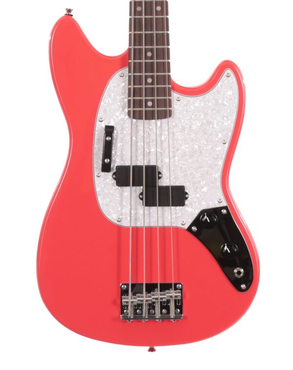 Eastcoast MSB Short Scale Bass In Fiesta Red With Rosewood Fretboard