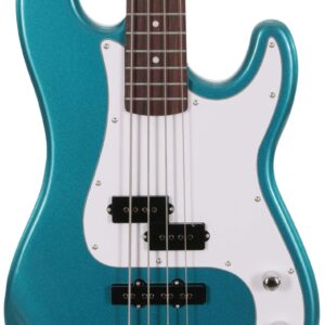 EastCoast PJ4 Electric Bass in Lake Placid Blue