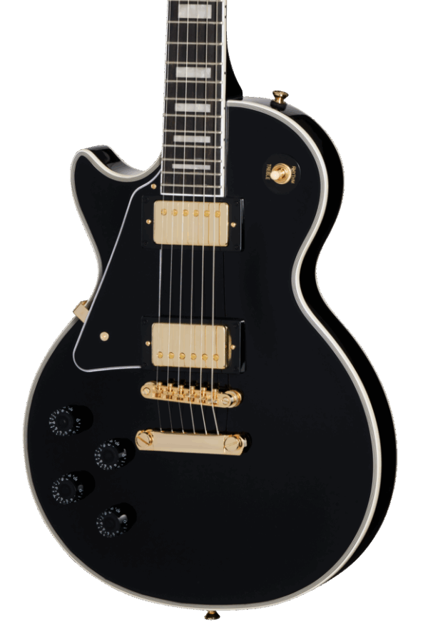 Epiphone Left Handed Les Paul Custom in Ebony