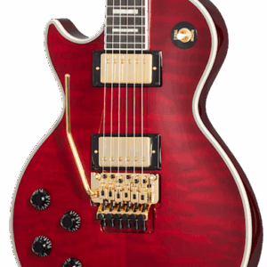 Epiphone Left-Handed Alex Lifeson Les Paul Custom Axcess Quilt Ruby