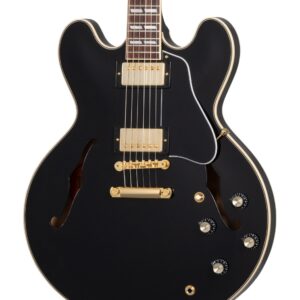 Gibson USA ES-345 Ebony in Gold Hardware
