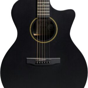 Martin X-Series Remastered GPC-X1E HPL Top Acoustic Guitar in Black