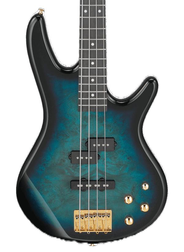 Ibanez GSR Series GSR200PC-TMU 4 String Bass Guitar Transparent Marine Burst