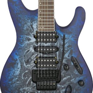 Ibanez S770-CZM Electric Guitar in Cosmic Blue Frozen Matte