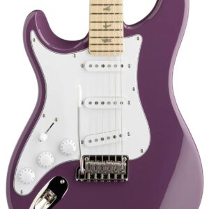 PRS SE John Mayer Silver Sky Left Handed Summit Purple Maple Fingerboard