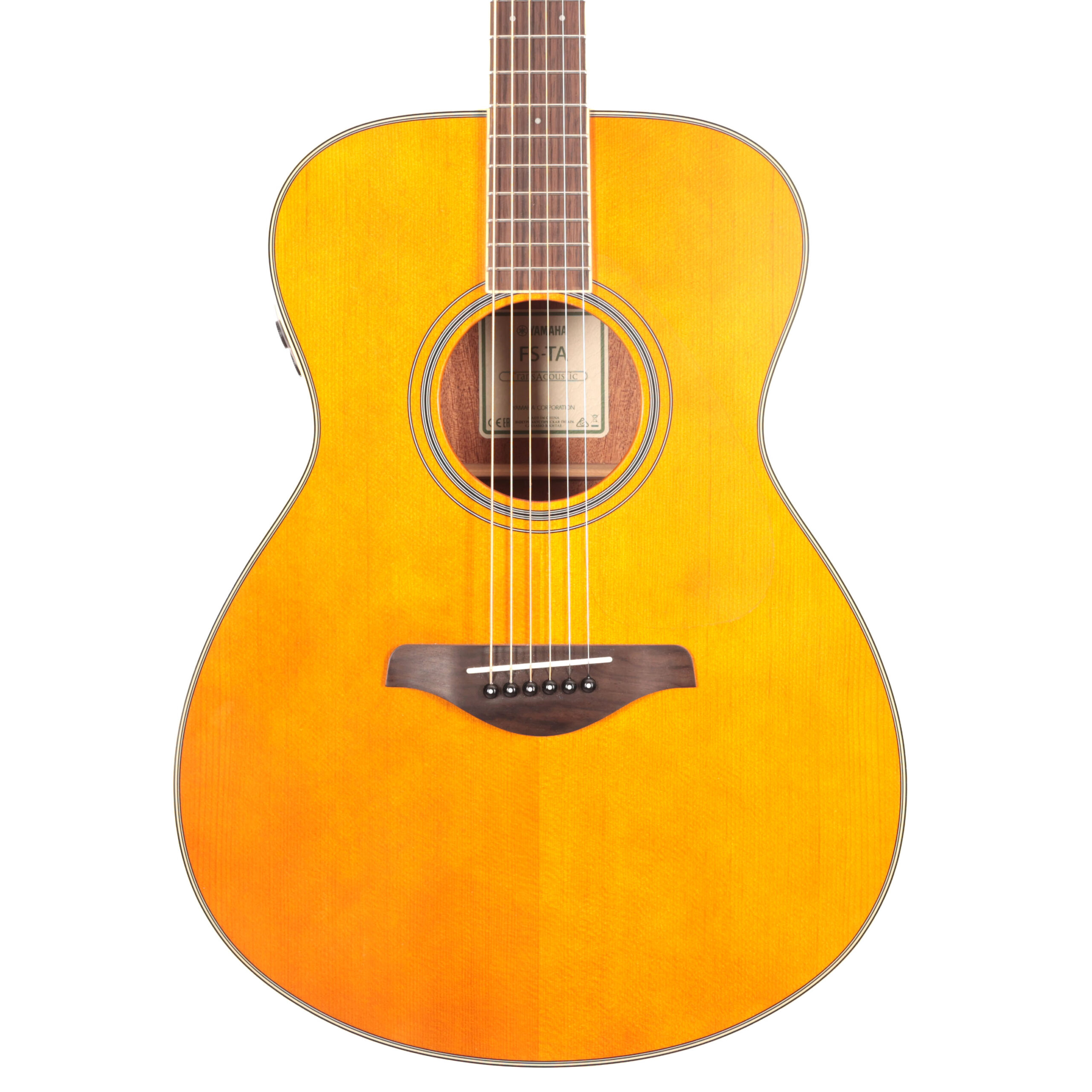 Second Hand Yamaha Transacoustic FS-TA Electro-Acoustic With Yamaha Gigbag 055