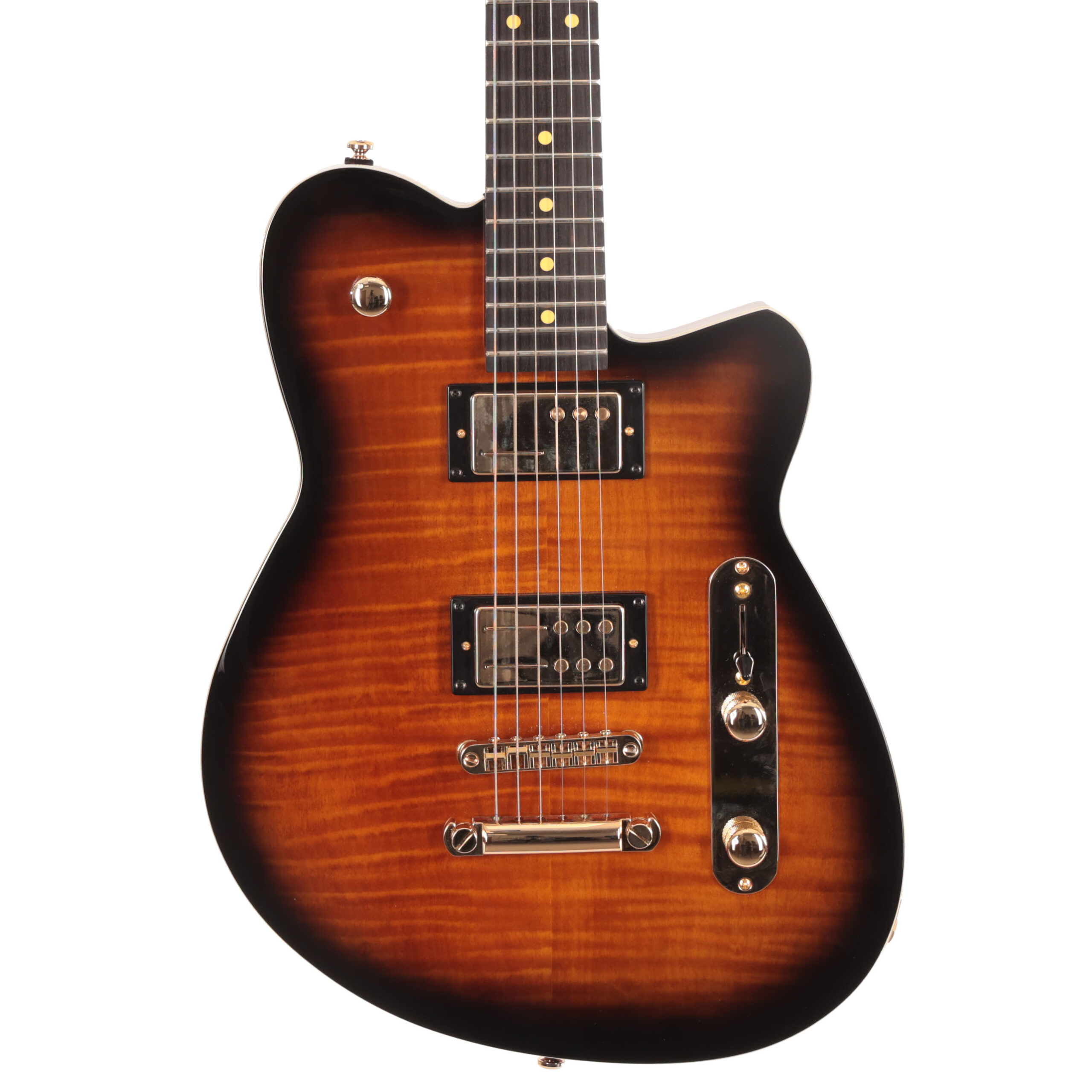 Second Hand Reverend Charger RA FM Electric Guitar in Coffee Burst 781