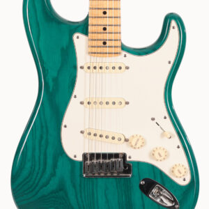 Second Hand Fender Custom Shop Classic Stratocaster In Trans Teal, One-Piece Maple Neck 038