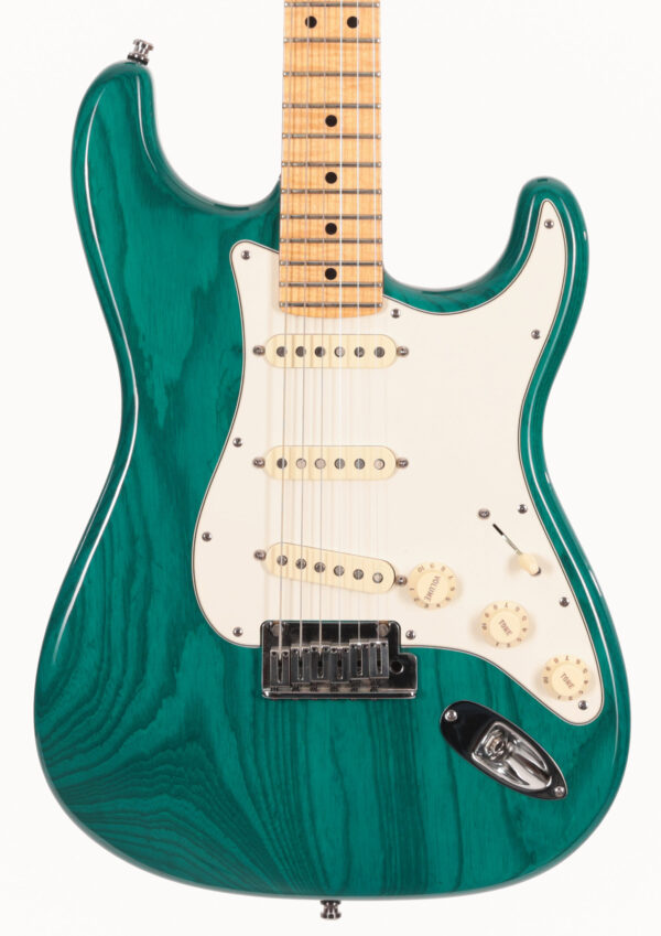 Second Hand Fender Custom Shop Classic Stratocaster In Trans Teal, One-Piece Maple Neck 038