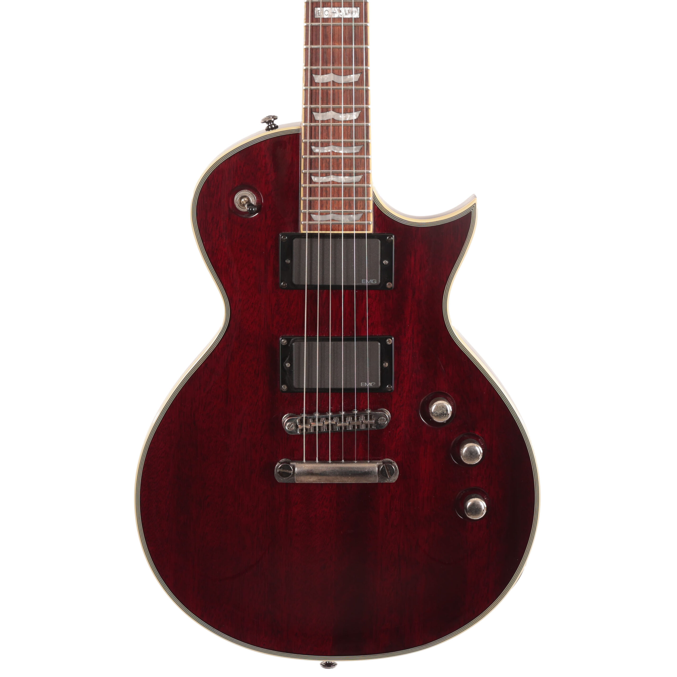Second Hand ESP LTD EC-500 Electric Guitar in See Through Black Cherry 916