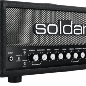 Soldano Super Lead Overdrive SLO 30 30W Head Custom with Black Tolex, Black Panels, Salt & Pepper Grille
