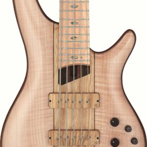 Ibanez SR5FMDX2-NTL Premium 5-String Bass Guitar in Natural Low Gloss
