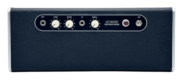 Surfy Industries SurfyBear Reverb Pedal Classic Black with SurfyPan Extra