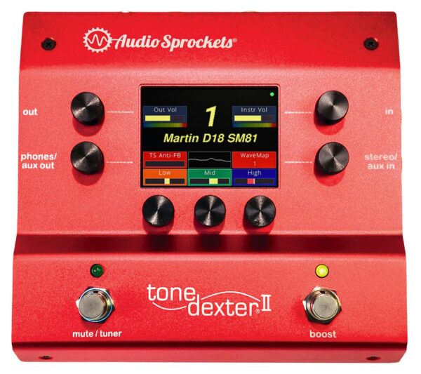 Audio Sprockets ToneDexter 2 Acoustic Guitar Preamp Pedal
