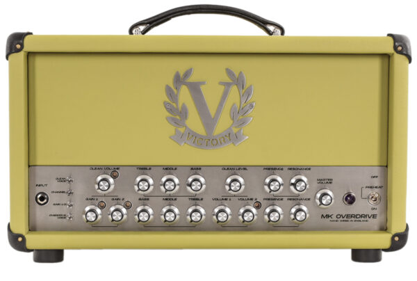 Victory MK Overdrive 100w Hand-Wired Valve Amp Head in Parrot