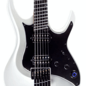 Mooer GTRS W800 Wing Headless Guitar In Pearl White Rosewood Board