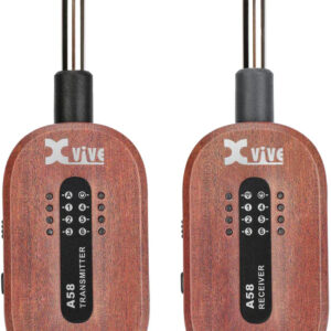 XVIVE A58 - 5.8 GHZ WIRELESS GUITAR SYSTEM W/CASE - MAHOGANY