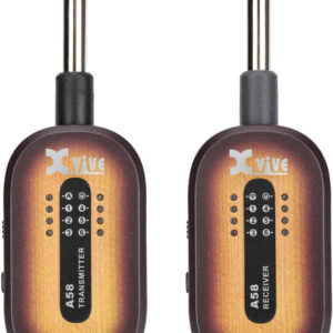 XVIVE A58 - 5.8GHZ WIRELESS GUITAR SYSTEM W/CASE - VINTAGE SUNBURST