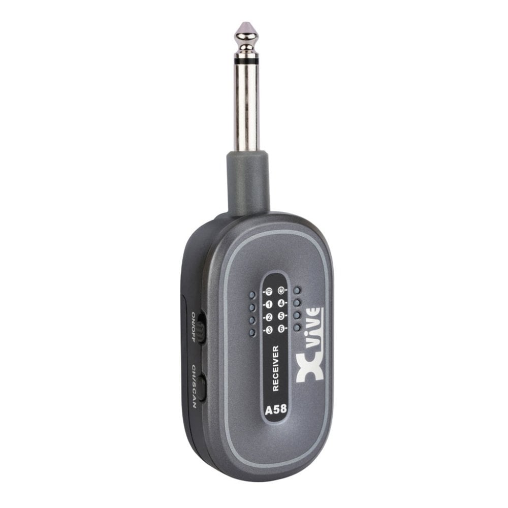 XVIVE P58 - 5.8 GHZ DIGITAL GUITAR PEDAL WIRELESS SYSTEM - RECEIVER ONLY