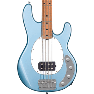 Sterling By Music Man StingRay RAY34 in Firemist Silver
