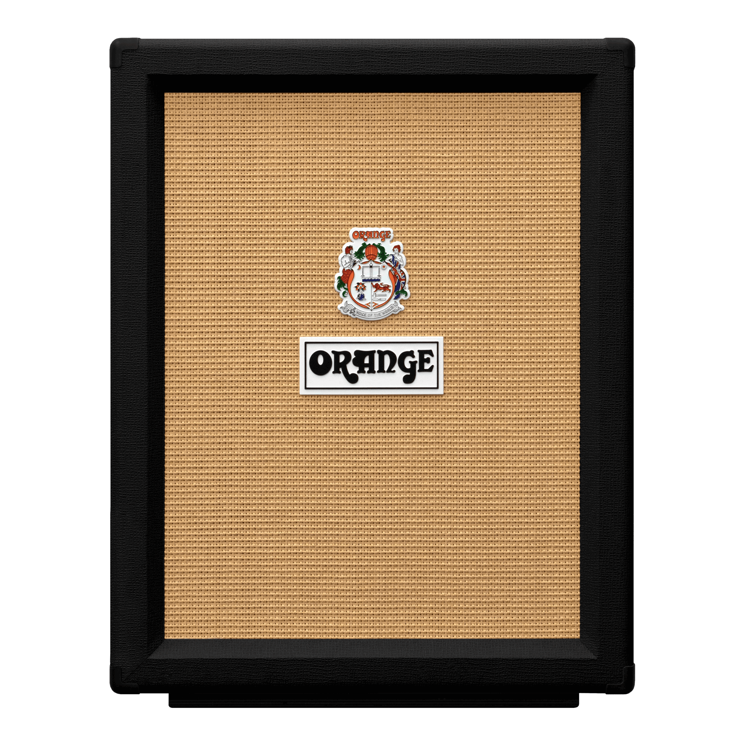 Orange PPC-212-V-BK Vertical Cabinet in Black