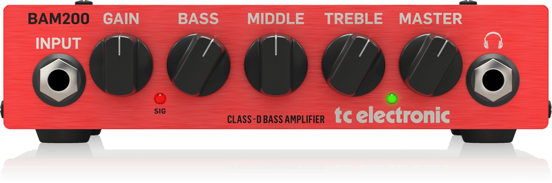TC Electronic BAM200 Ultra-Compact 200W Bass Head