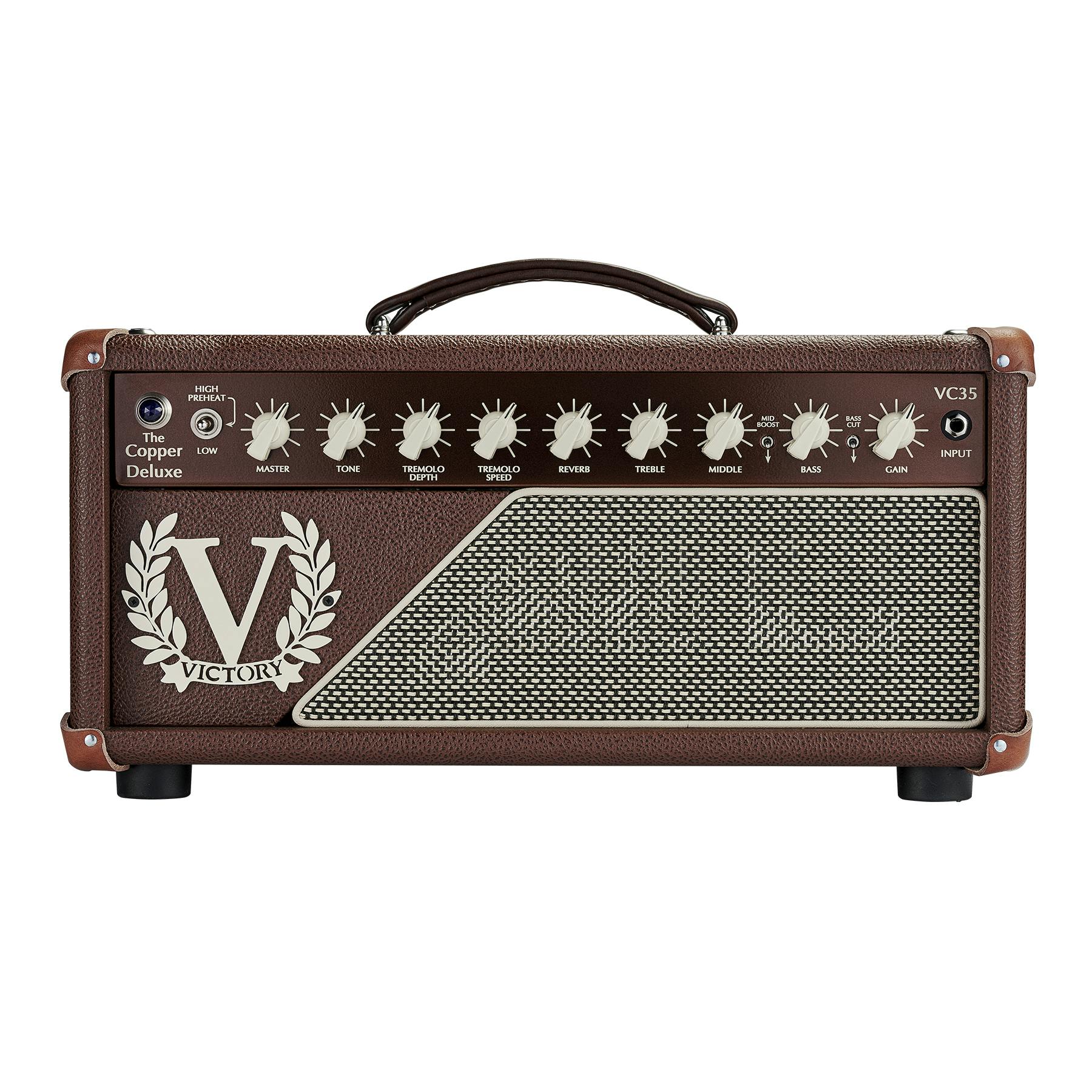 B Stock : Victory VC35 The Copper Deluxe EL84 Valve Amp Head 005