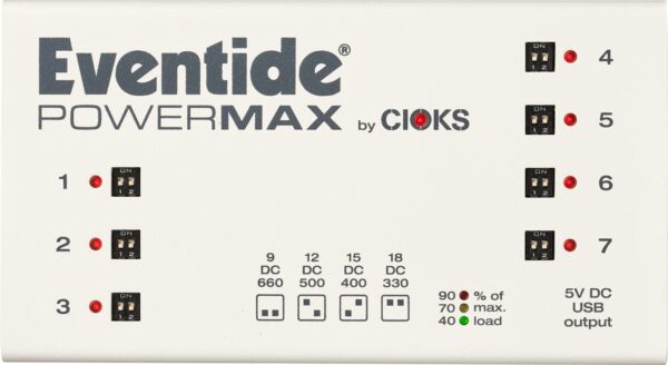Eventide by Cioks PowerMax pedal power supply