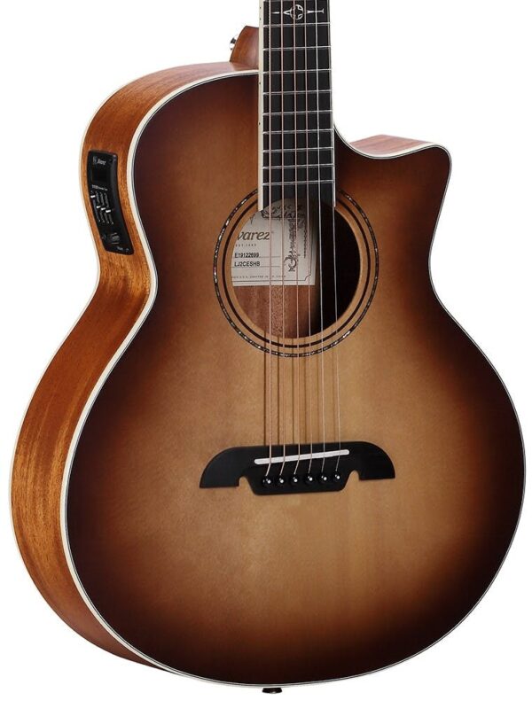 Alvarez Artist LJ2CE Little Jumbo Acoustic Guitar in Shadowburst