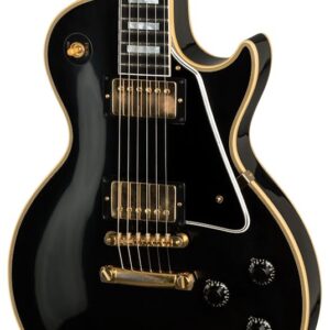 Gibson Custom Shop 1957 Les Paul Custom Reissue 2-Pickup VOS Electric Guitar in Ebony