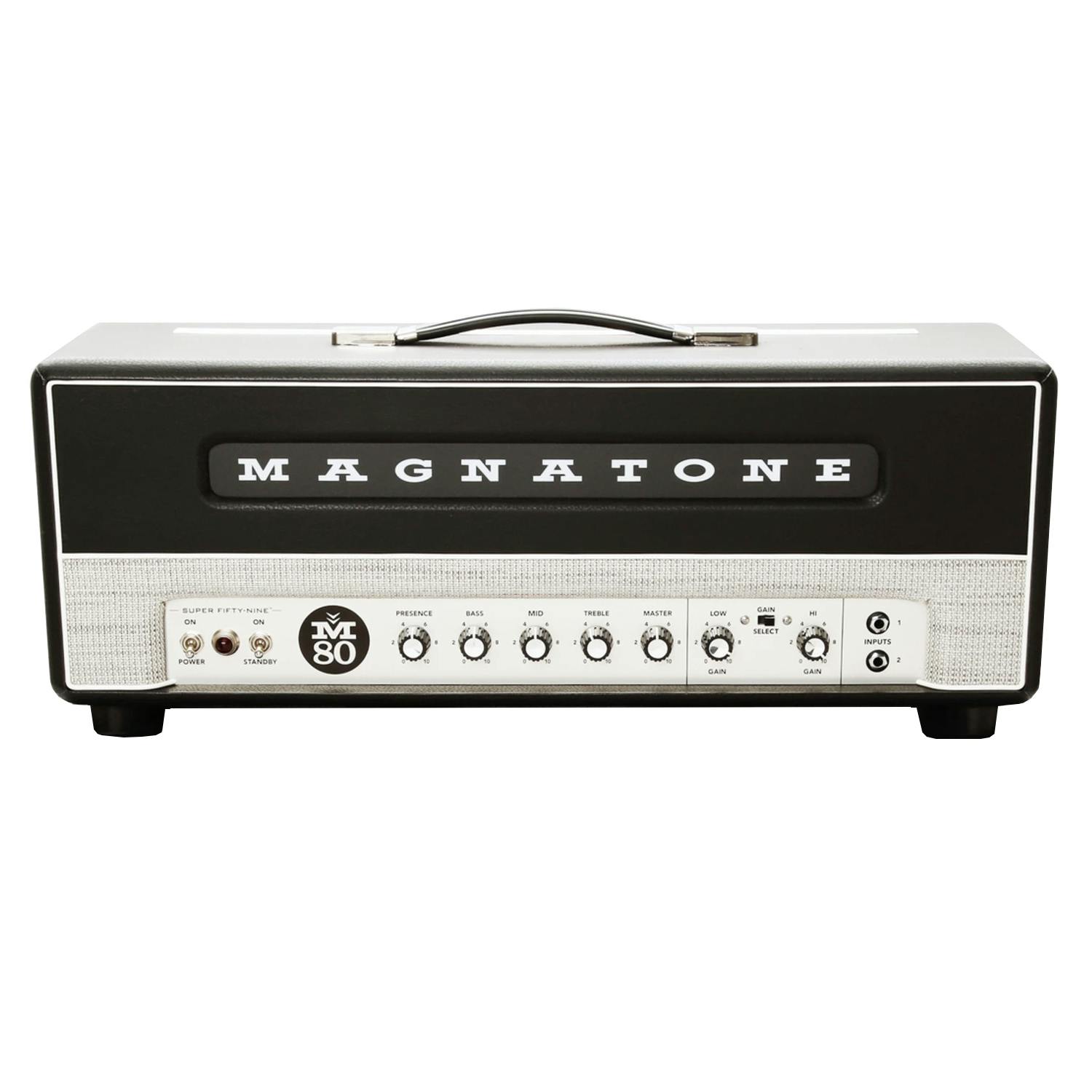Magnatone Super Fifty-Nine M-80 Valve Amp Head in Black
