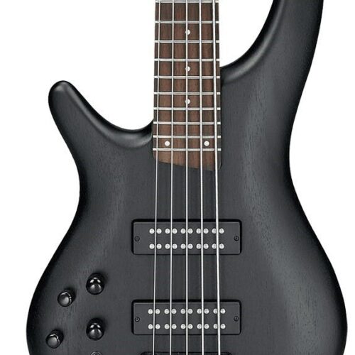 Ibanez SR305EBLWK SR Left Handed 5-String Bass Guitar in Weathered Black in stock