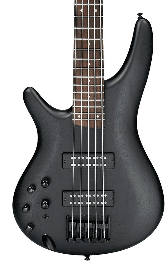 Ibanez SR305EBLWK SR Left Handed 5-String Bass Guitar in Weathered Black in stock