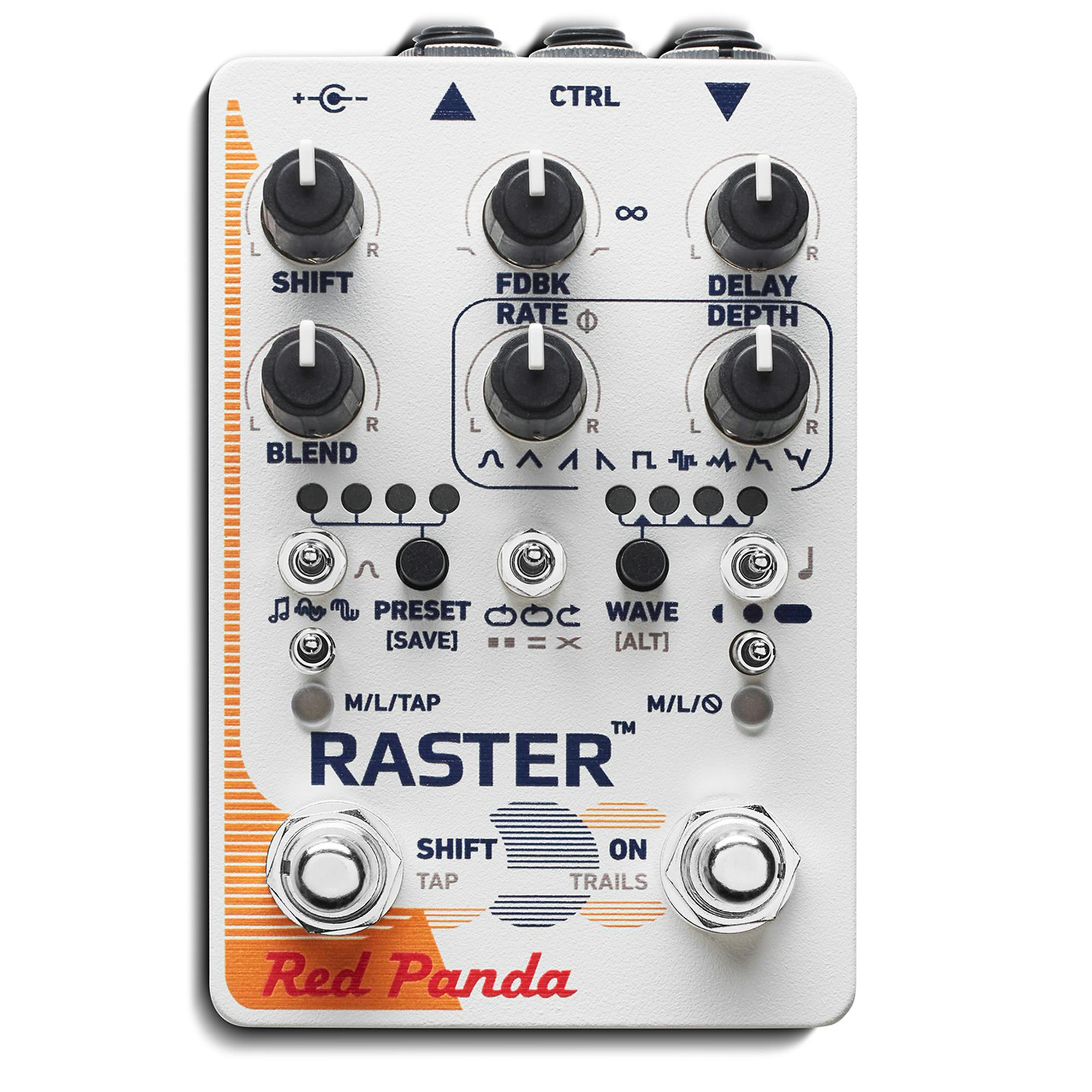 Red Panda Raster V2 Delay Pedal