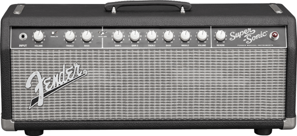 Fender Super Sonic 22 Head in Black and Silver