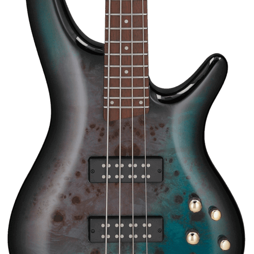 Ibanez SR400EPBDX-TSU 4-String Bass Guitar in Tropical Seafloor Burst in stock