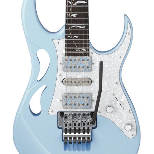 Ibanez Steve Vai Signature PIA Electric Guitar in Blue Powder in stock