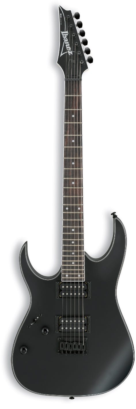 Ibanez RG421EXL Left Handed Guitar in Black Flat in stock - Image 1