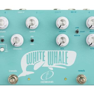 Crazy Tube Circuits White Whale Analog Spring Reverb with Tremolo FX Pedal